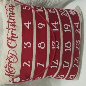 Christmas count down pillow